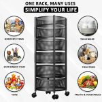 6 Layer Round Shape Kitchen Rack - Image 5