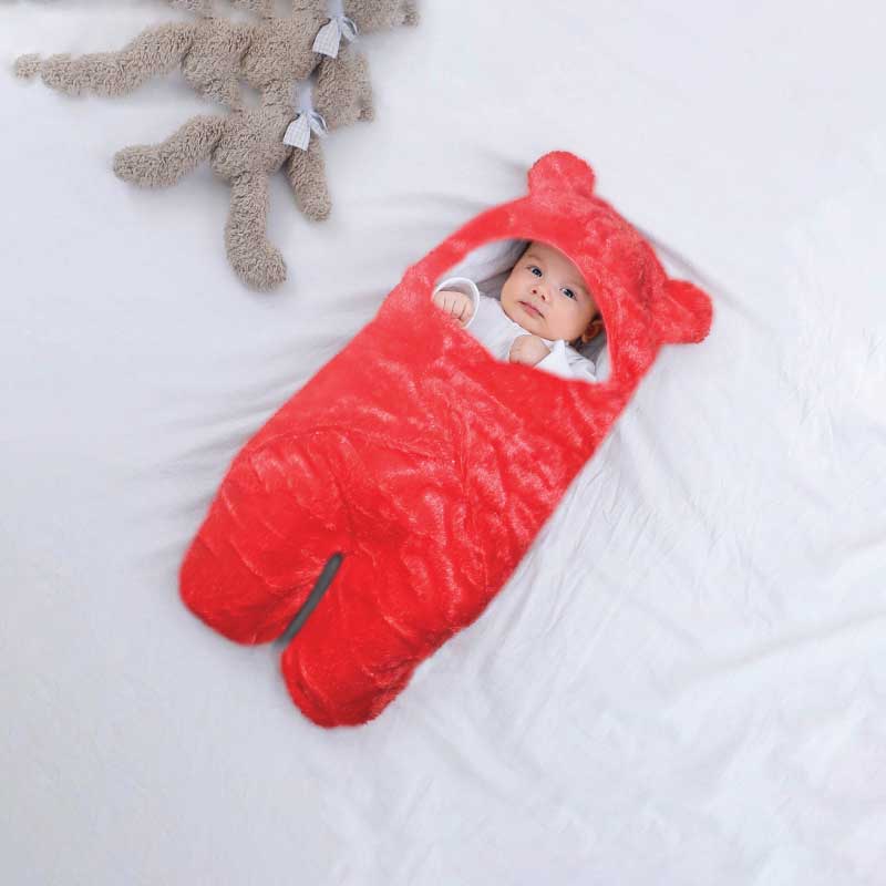 Baby-Sleeping-Blanket-Bag-Fluffy-Fleece-F1 Baby Blanket Sleeping Bag