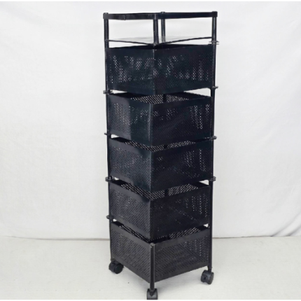 5 Layer Square Shape Kitchen Rack