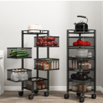 5 Layer Square Shape Kitchen Rack - Image 4
